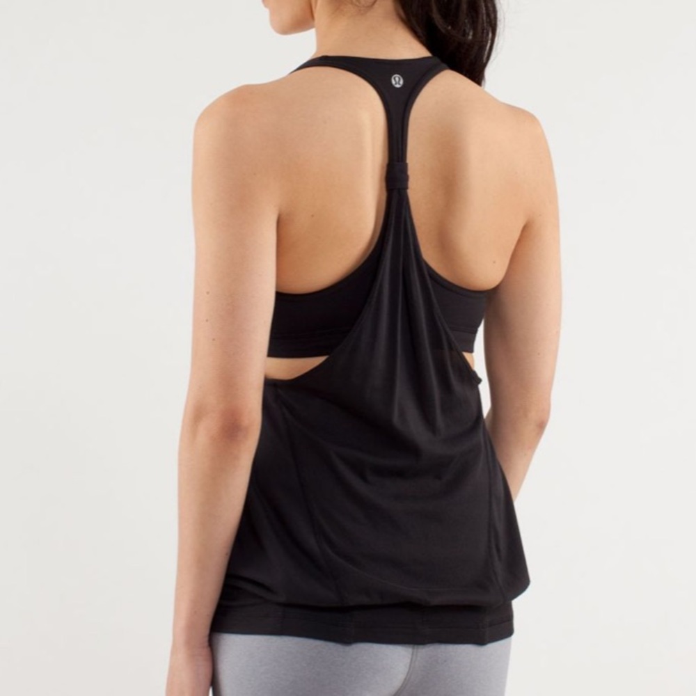 Lululemon Practice Freely Tank in Black Size 2